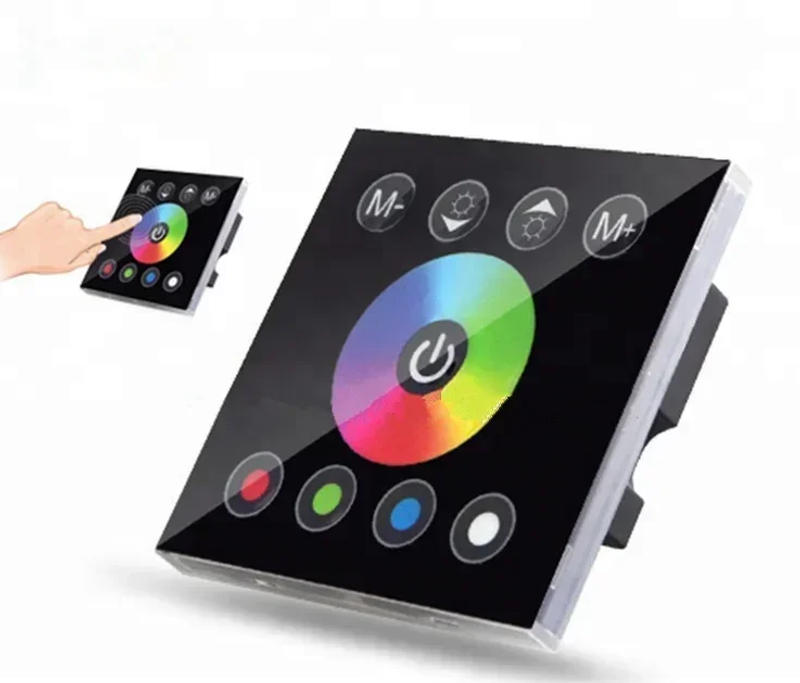 Description Picture 4 of itemDC12~24V Wireless RF Touch Remote Controller Dimmer 18A 216W for 3528 5050 SMD COB Single Color CCT RGB RGBW LED Strip Lights