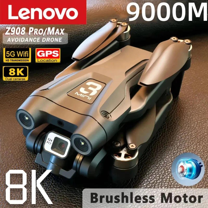 Description Picture 2 of itemLenovo Z908Pro Max Drone Brushless Motor Dual 8K GPS Professional  FPV Obstacle Avoidance Four-Axis Folding Rc Quadcopter Toy