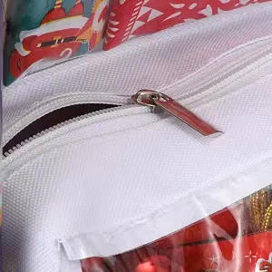 Description Picture 5 of itemAMOBOX Hanging Gift Wrap Storage Organizer, Wrapping Paper Storage Hanging Gift Bag Organizer Station with Multiple Pockets