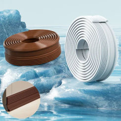 Soundproof Door Bottom Sealing Strip Insect Prevention Self-adhesive Door Draft Stopper PVC 100cm Weather Stripping Bedroom