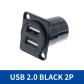 USB 2.0 BK 2P