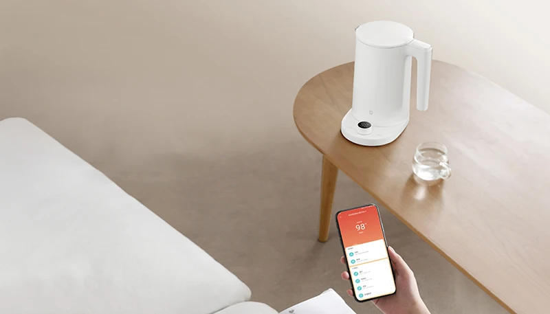 Description Picture 6 of itemXIAOMI MIJIA Thermostatic Electric Kettles 2 Pro,1.7L,1800W,304 Stainless,Tea Kettle For Hot Water, Coffee & Tea,220V,CN Version