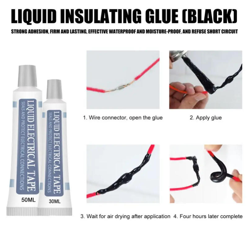 Description Picture 6 of itemWaterproof Liquid Insulation Tape Circuit Board Electrical Sealing Tape High Temperature Resistance Wire Cable Coat Fix Glue