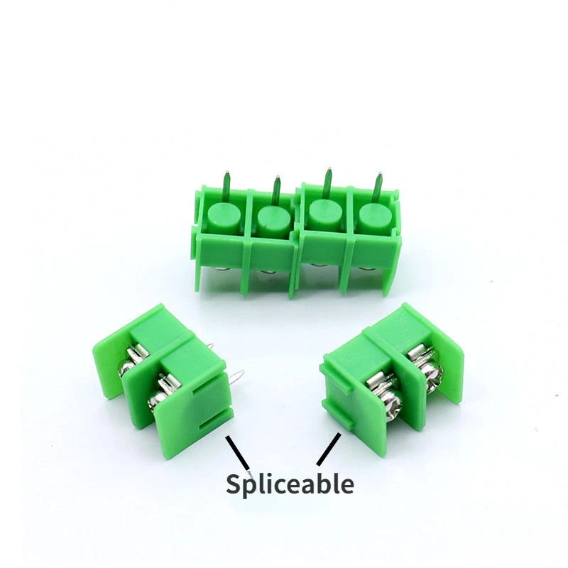 Description Picture 3 of item100PCS/lot 7.62 mm KF7.62 - 2P 3P 4P MG 762 - 2 3 4 Pin Can be spliced Screw Terminal Block Connector Black Green 7.62mm Pitch