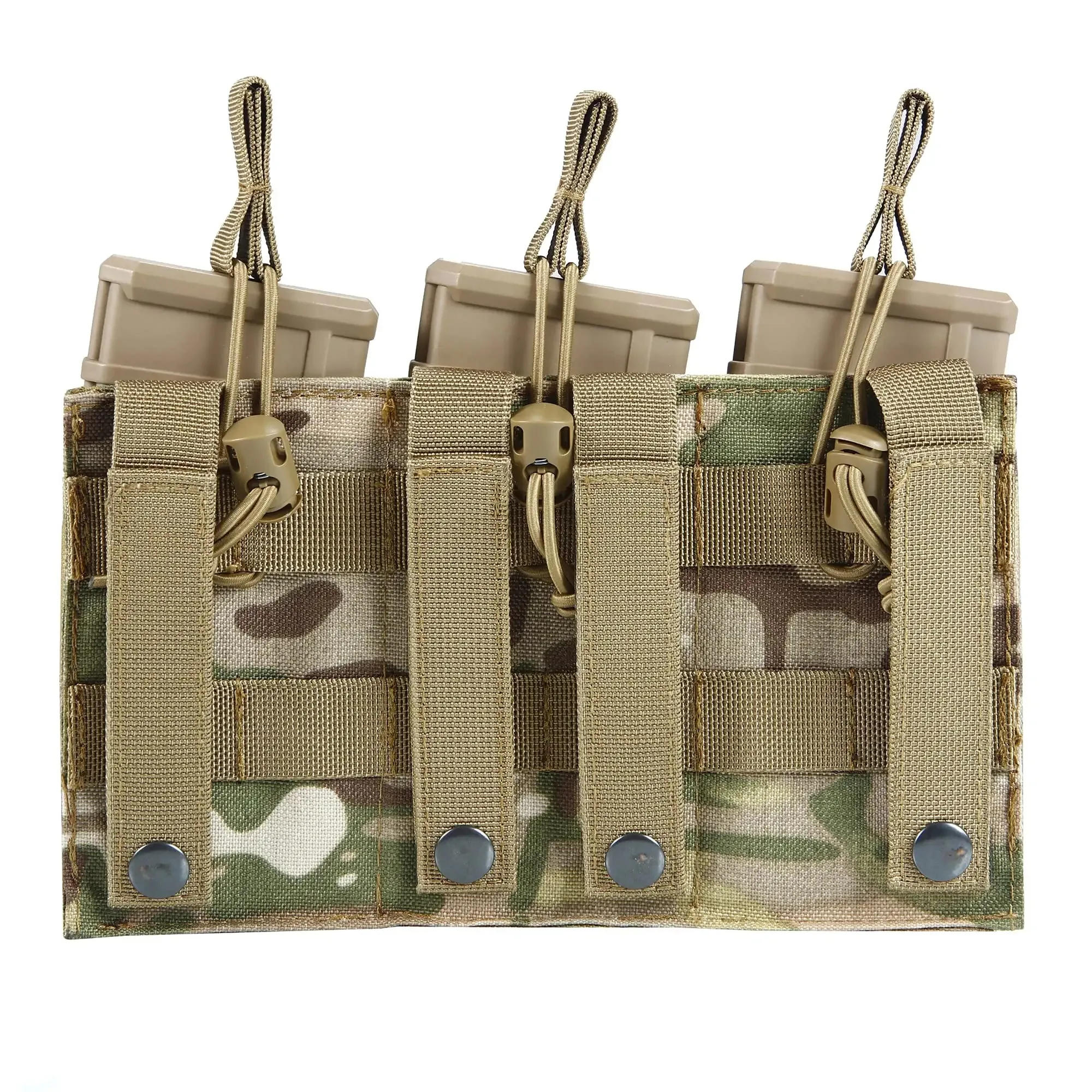 Description Picture 3 of itemTriple Mag Pouch Open-Top Mag Pouches Magazine Pouches for M4 M16 AK Molle Backpack Hunting Gear