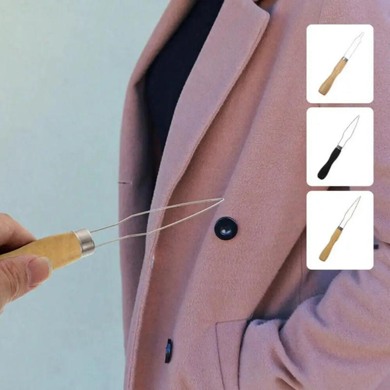 Description Picture 5 of item1Pc Shirt Button Aids Tool Hook Dressing Helper For Assist Zipper Elderly Handicapped Seniors Siding Hooks Arthritis Utensils