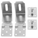 2 Sets Lock Pool Gate Latch Door Hasp for Bolts Barrel inside Anti-theft Deduction Thicken