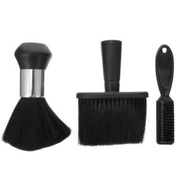 3 Pcs Duster Broken Hair Brush Hairdressing Haircut Cleaning Styling Tool Trimmer Man