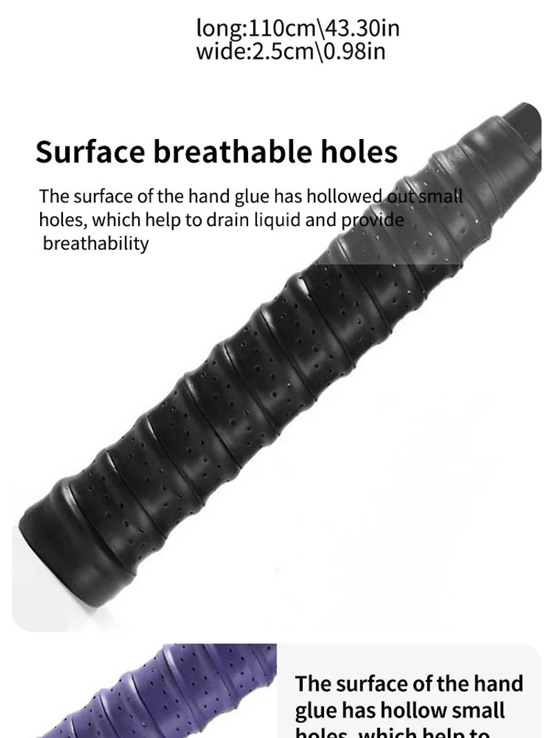 Description Picture 5 of item1pc Sweat-Free Anti-Slip Over Grip for Tennis and Badminton Rackets - Secure Your Grip and Improve Your Game