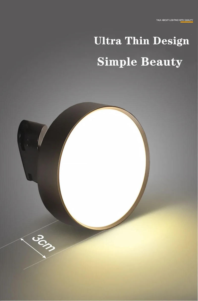 Description Picture 6 of itemLED Track Light Round Nordic Ceiling Light High Brightness Led Track Rail Lights Fixture 7W 9W 12W For Living Room Kitchen Foyer