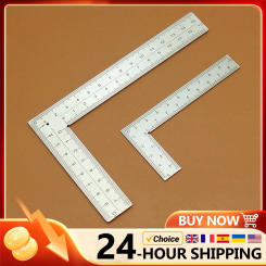 Mini Framing Ruler Measuring Layout Tool Stainless Steel Square Right Angle Ruler Precision For Building Framing Gauges