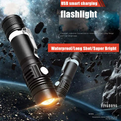 Portable Bright Rechargeable LED Waterproof Flashlight flash light New