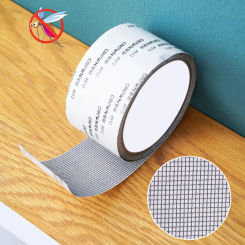 2m Screen Window Repair Patch Sand Window Leak Repair Mesh Repair Tape Velcro Self-adhesive Mosquito Repellent Patch Patch