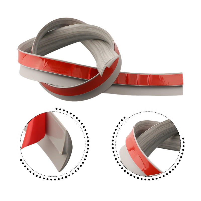 Description Picture 4 of item1pcs 5mm Floor Transition Strip With Adhesive Flat Laminate Floor Cover Strip Trim Threshold Sealing Gap Carpet Shielding