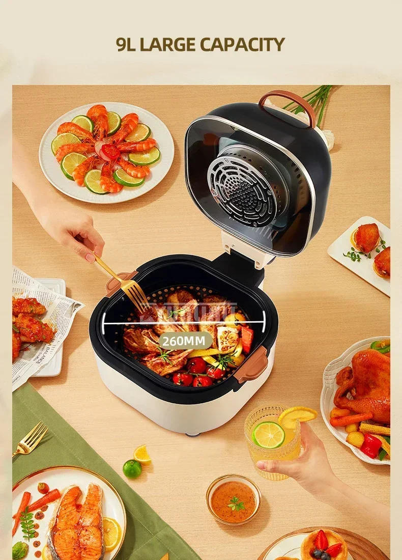 Description Picture 5 of itemHousehold Multi-Functional 6L Large Capacity Air Fryer Intelligent Integrated Deep Frying Pan