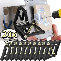 86 Type Cassette Repairer Dark Box Repair Screw Plug Switch Old Socket Boxes Replacement Fixed Wall Repair Box Support Rod Tools
