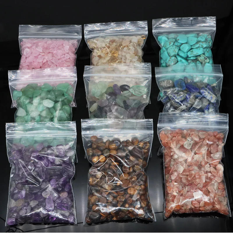 Description Picture 6 of itemNatural Stones Gravel Crystals Chip Quartz Ore Minerals Reiki Healing Tumbled Agates Specimen Aquarium Fish Tank Home Decoration