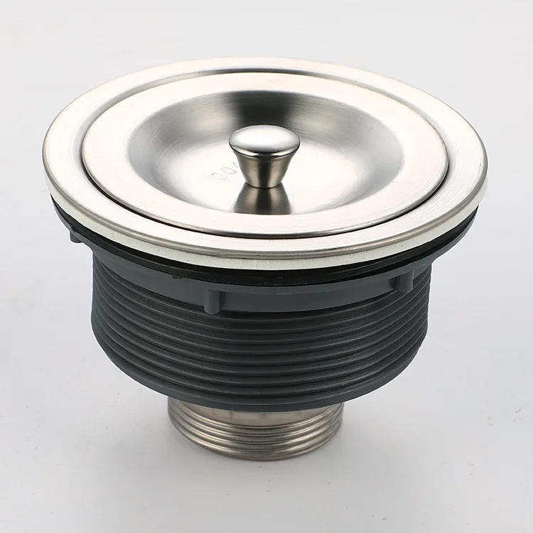 Description Picture 4 of item1PC Stainless Steel Sink Drain Basin Drainer Waste Strainer Plug Removable Waste Basket Sealing Lid Kitchen Bathroom Accessories