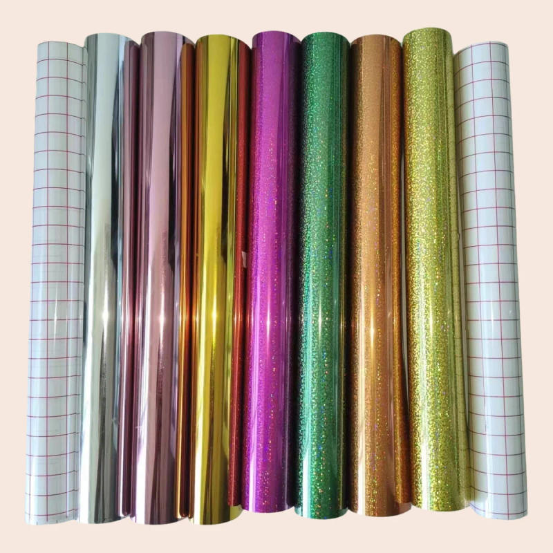 Description Picture 5 of item1PC Laser Holographic Metallic Self Adhesive Vinyl Permanent Sticker Film Decoration DIY