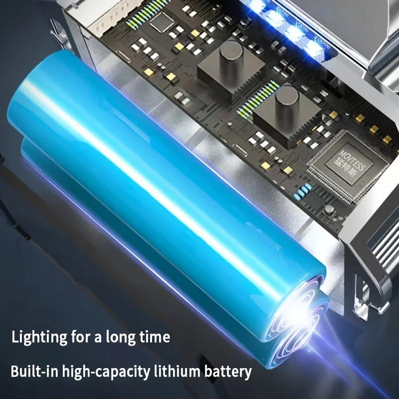 Description Picture 5 of item1pc Super Bright USB Charging Headlight, For Outdoor Lighting, Home Lighting, Camping, Hiking, Night Cycling, Fishing