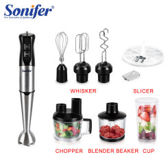 10 in 1 Multi Blender Stainless Steel  Food Processor Vegetable Cutter Meat Grinder Chopper Whisk 800W Food Mixer Juicer Sonifer