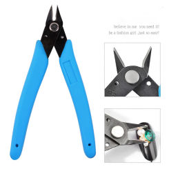 MIsscheering Diagonal Pliers Mini Nail Scissors Drill Off Clamp Drill Pliers Portable Nail Supplies for Professionals