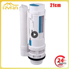 Split Toilet Drain Valve Two-button Toilet Water Outlet Valve Dual Flush Fill Water Tank Fittings Drain Flush Cistern Valve