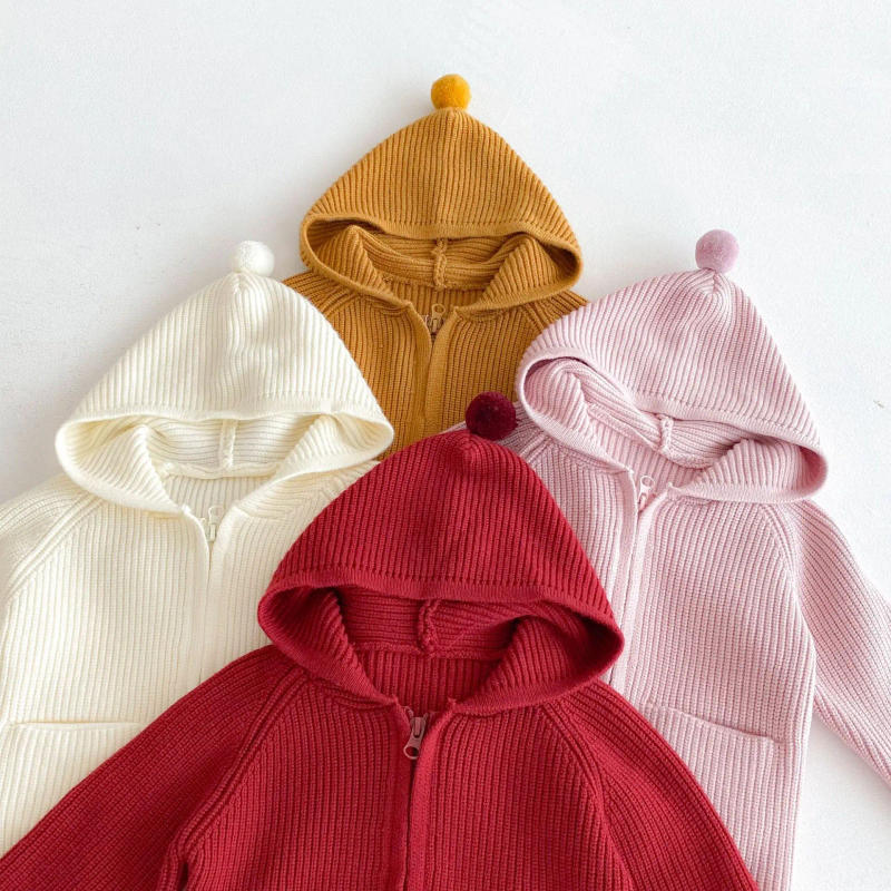 Description Picture 5 of item9M-3Y Baby Sweaters Prom Hoodie Knit Wear Autumn New Infant Girls Sweater Cardigans