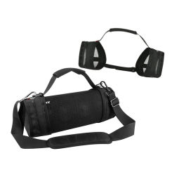 Nylon Portable Speaker Organizer with Handle and Shoulder Strap Speaker Case Breathable Anti-shock Anti-drop for Sony SRS-XB43