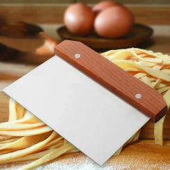 Stainless Steel Pasty Cutters Noodle Knife Cooking Dough Scraper Baking Cake Cake Scraper with Baking Accessories Cookie Cutter