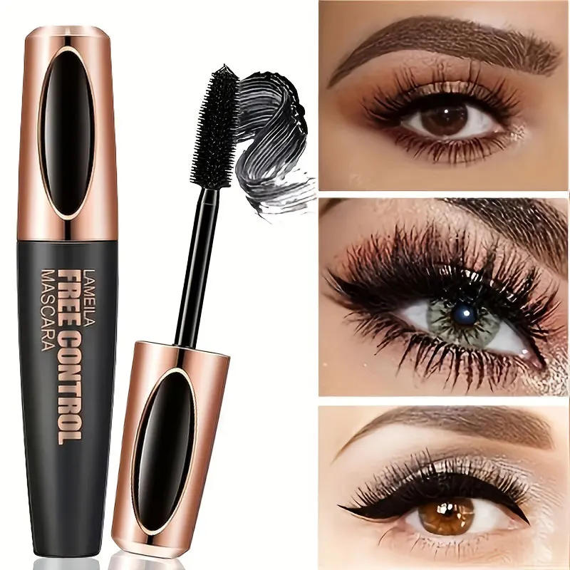 Description Picture 5 of item8d Silk Fiber Eyelash Mascara Waterproof Thick Lengthening MascaraCurling Long Black Extension