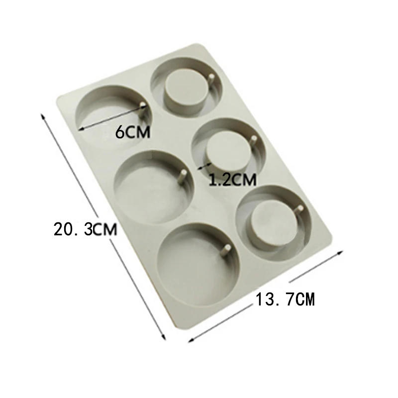 Description Picture 6 of itemSilicone Aromatherapy Clay Wax Tablets Molds Hanging Soap Mold DIY Craft Making Mold