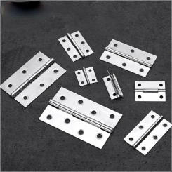 1Pcs Window Accessories Door Hinges 1/1.5/2/2.5/3 Inch 201 Stainless Steel Cross Hinge Folding Aluminum Core Furniture Hardware