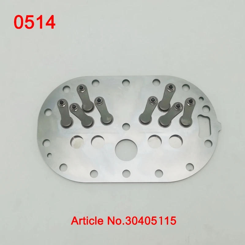 Description Picture 2 of item30405115 6F-40.2 6F-50.2 6F-40.2Y 6F-50.2Y-40P 6F.2 6F.2Y Valve plate assy for Refrigeration compressor