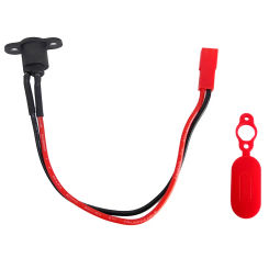 2pcs Electric Scooter Charging Hole Cover with Charging Cable Charging Port Plastic Waterproof Cover For Xiaomi  M365 Scooter