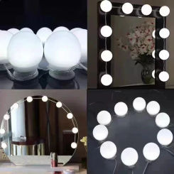 USB Wall Bulbs String For All Pretty 3 Colors Dimmable Light Nordic Vanity Mirror Fill Light Adjustable Luminance 3 Colors LED