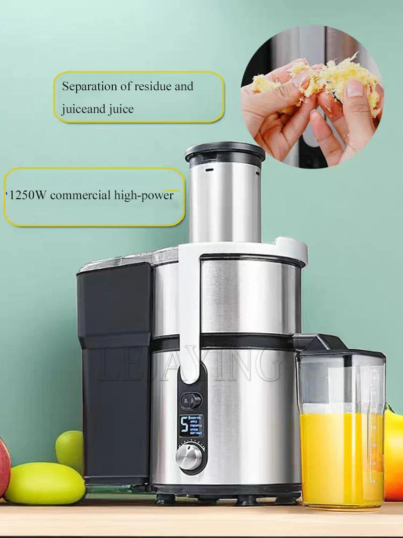 Description Picture 6 of itemHigh-Power Full-Automatic Juicer Fruit And Vegetable Celery Sugarcane Juicer For Separating Residue And Juice From
