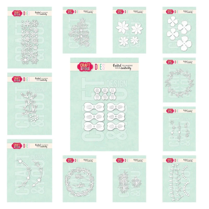 Description Picture 3 of item2024 New Cuts Dies Christmas Snowflakes Set Die Flowers Ice Cup Round Snowflakes Window Die DIY Scrapbooking Holiday Card Making
