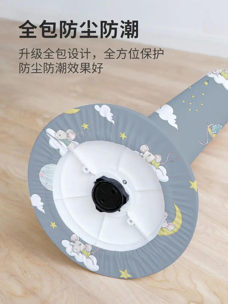 Description Picture 5 of itemElectric Fan Covers All-inclusive High Elasticity Round Standing  Dust Cover Modern Safety Moisture-proof Storage Floor