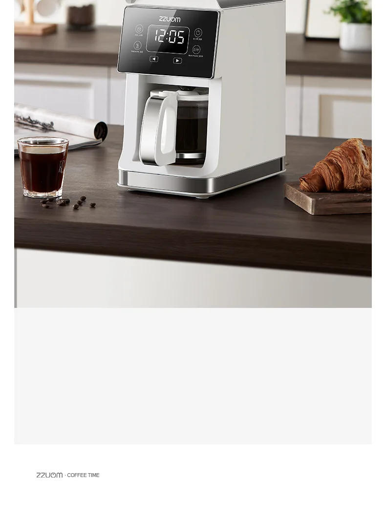 Description Picture 4 of itemHome American Coffee Machine Fully Automatic Grinding Drip Coffee Maker Small Self-service Freshly Ground Coffee