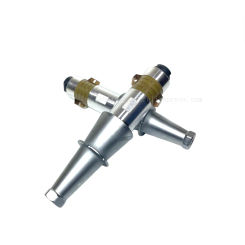 Piezoelectric Transducer Ultrasonic Vibration Sensor With Booster 15khz 2600W For Different Industrial Welding Machine