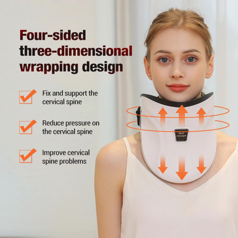 Description Picture 6 of itemNeck Cervical Traction Neck Stretcher Cervical Vertebra Tractor Cervical Spine Brace Airbag Adjustable Neck Massager Support