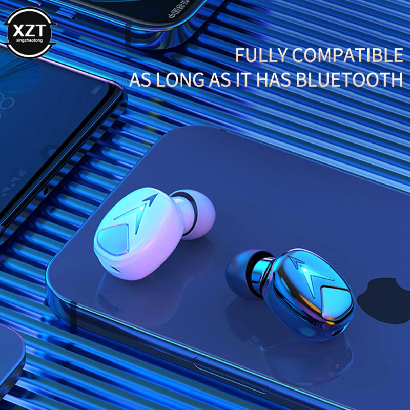 Description Picture 4 of itemNew Mini Bluetooth-compatible 5.2 Headphone TWS Wireless Sports Earphone Handsfree Single Headset Microphone For Smartphone