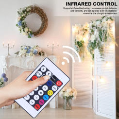 44/24 Keys Wireless IR Remote Control Dimmer Bluetooth-Compatible Remote Controller LED Controller for RGB LED Strip Lights