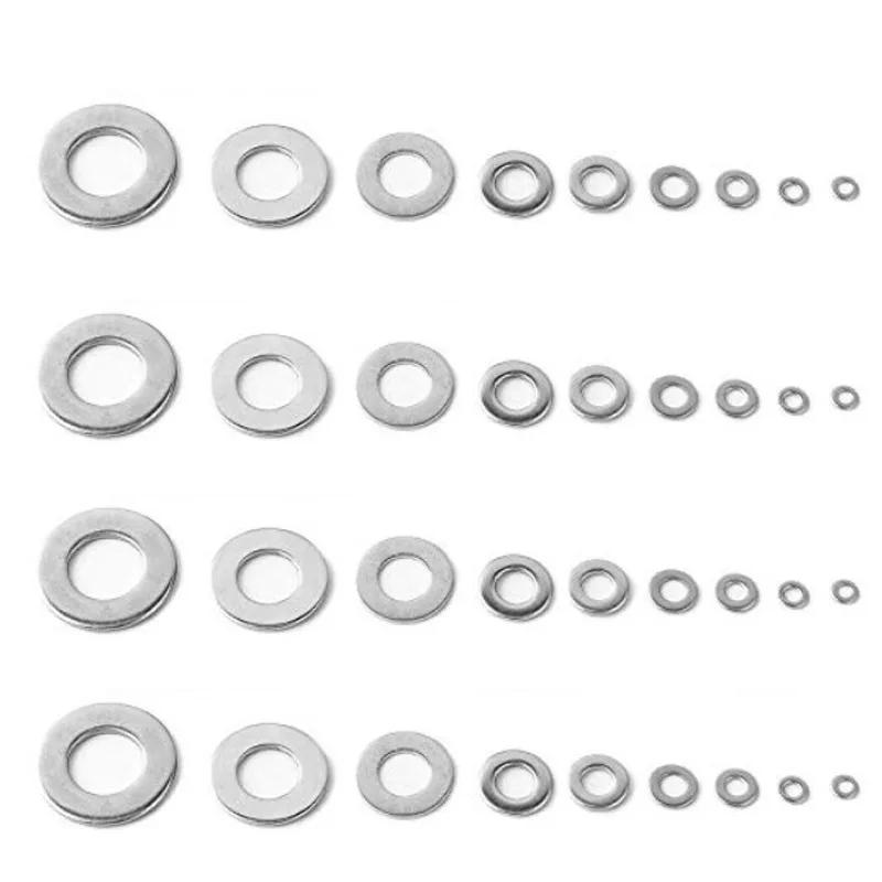 Description Picture 6 of item1010pcs Stainless Steel Sealing Solid Gasket Washer M2 M3 M4 M5 M6 M8 M10 M12 Sump Plug Oil For General Repair Seal Ring Set