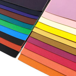 Solid Color Faux Leather Sheets Cross Textured Synthetic Leather Fabric Roll for DIY Earrings Hair Bows Handbags Crafts