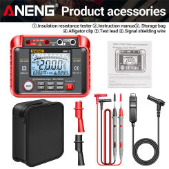 ANENG MH13 Digital Multimeter High Voltage Megometro Insulation Earth Resistance Meters Tester Megohmmeters Meter Tester Tools