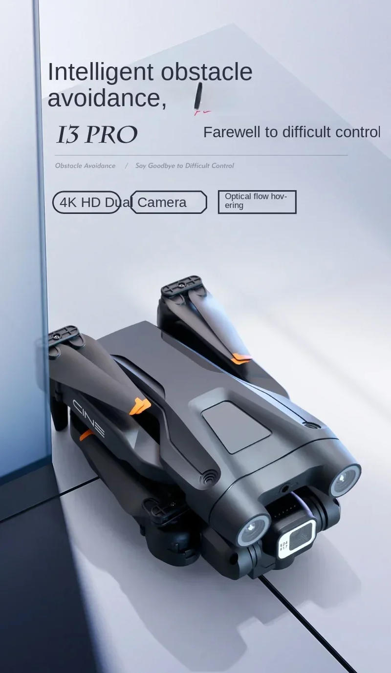 Description Picture 5 of itemNew I3 PRO Drone HD Aerial Camera Optical Flow Positioning Quadcopter Obstacle Avoidance Aerial Camera Drones