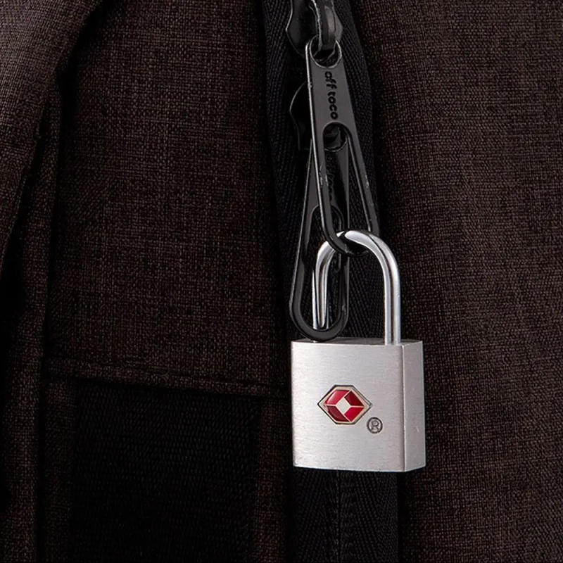 Description Picture 6 of itemNew TSA Customs Lock Zinc alloy Anti-Theft Luggage Lock Silver with 2 Keys Security Padlock Travel