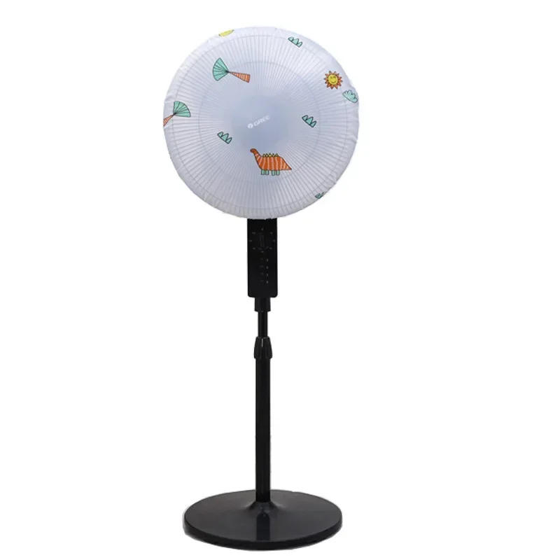 Description Picture 5 of itemThick Waterproof Electric Fan Cover Cartoon Style Floor-Standing Electric Fan Dust Cover Universal Electric Fan Protection Case